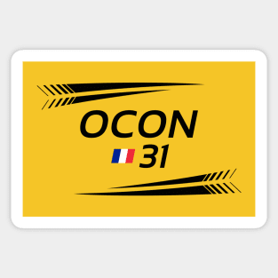 F1 2020 - #31 Ocon [yellow version] Sticker